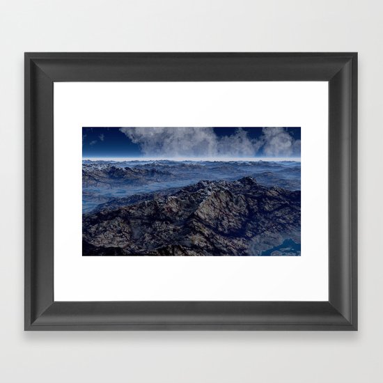Welcome To Planet X Framed Art Print