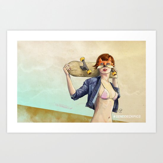#SENDDECKPICS 1 Art Print