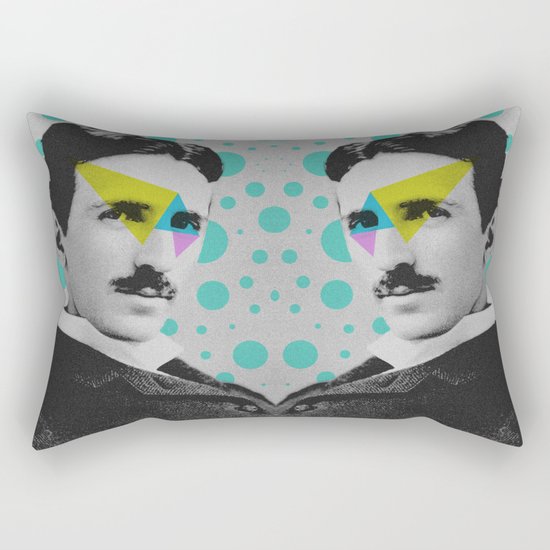 Nicola Tesla Rectangular Pillow