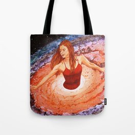 Her cosmic dance Tote Bag