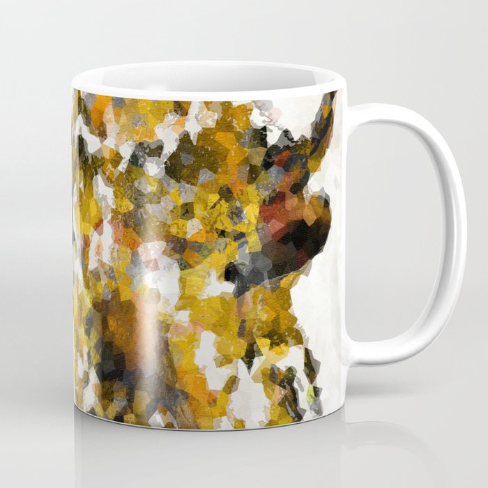 Modern Yellow Buffalo Art by Sharon Cummings Coffee Mug