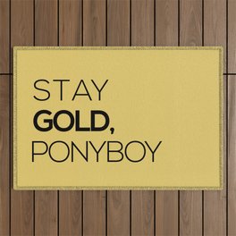 Stay Gold Outdoor Rug