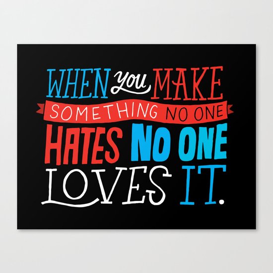 No One Loves It. Canvas Print