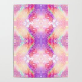 Star Quartz rAiNbOw Crystal Mandala  ~ Design 02 Poster