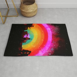 The Flaming Lips Space Rainbow Rug