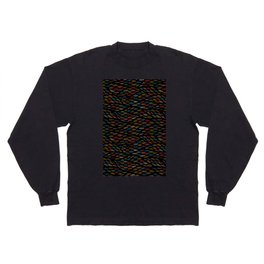 Bohemian Multi-Colored Stitch Long Sleeve T-shirt