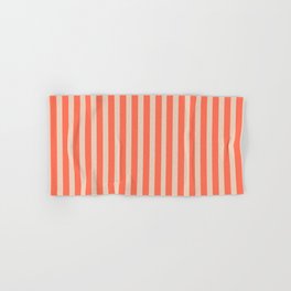 Abstraction_RED_RIBBON_STRIPE_VIBE_GIFT_HOLIDAY_POP_ART_0909A Hand & Bath Towel