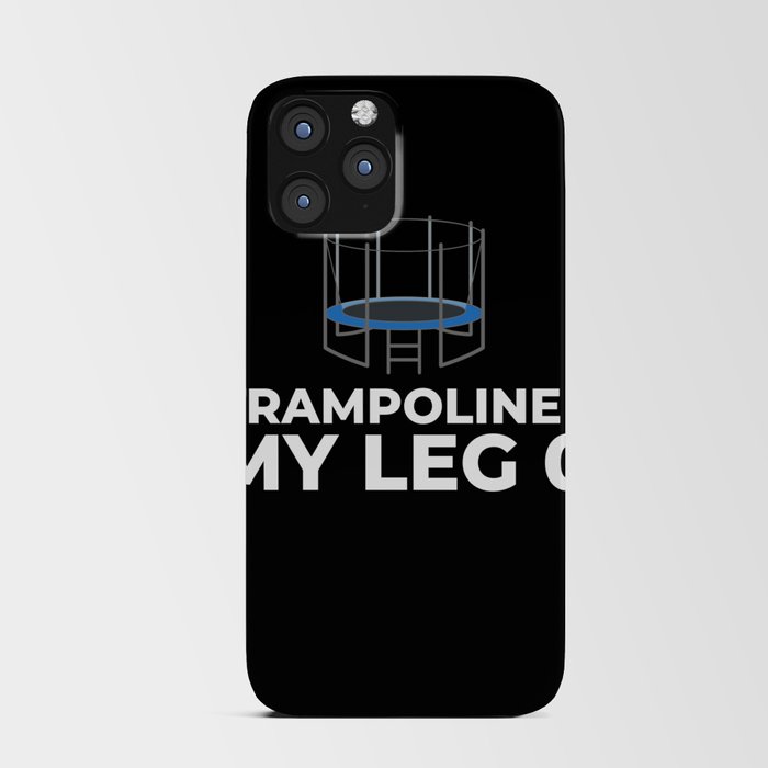 Trampoline Gymnastics Indoor Trampolining Ground iPhone Card Case