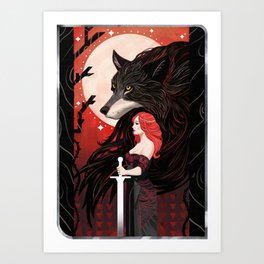 Wolf Guardian Art Print