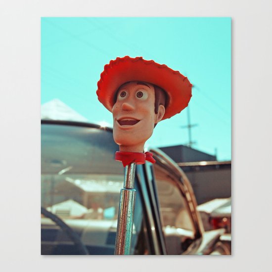 Woody rolls again! Canvas Print