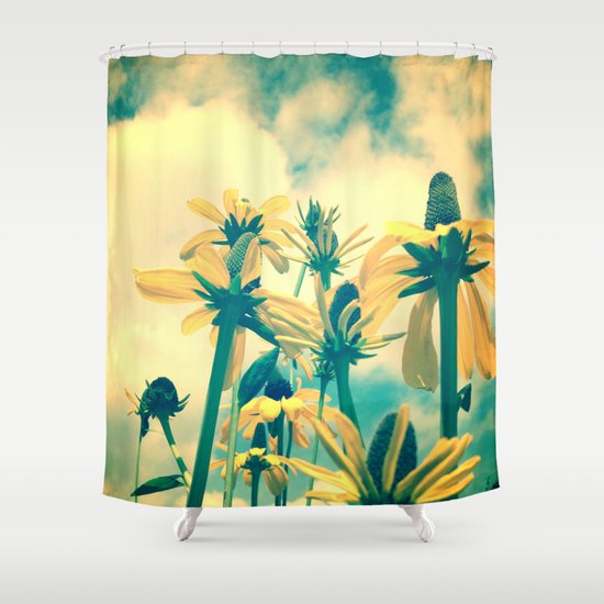 She Had a Carefree Spirit and Happy Heart Shower Curtain