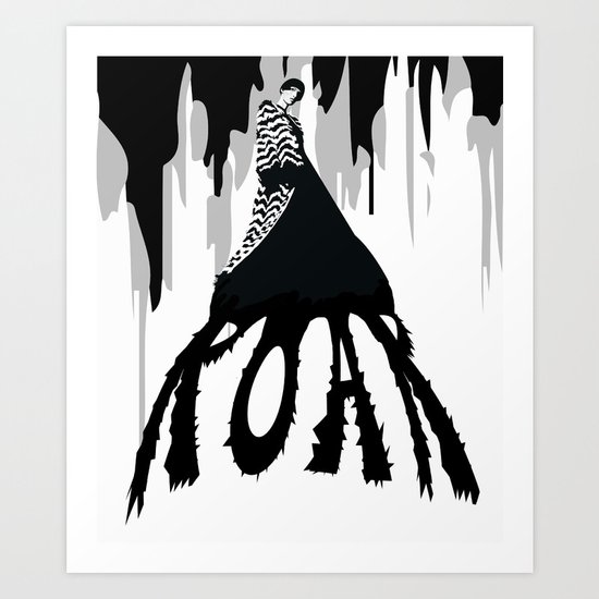 Brüllen Art Print