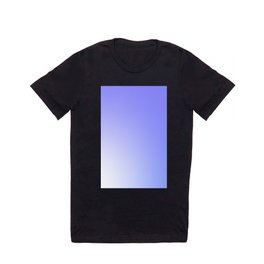 84 Blue Gradient 220506 Aura Ombre Valourine Digital Minimalist Art T Shirt