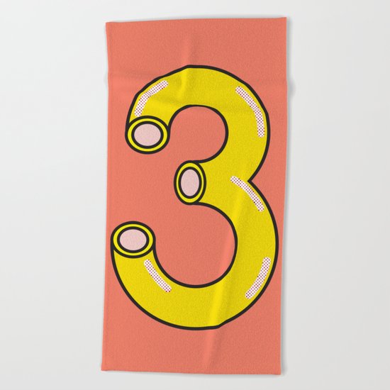 Macaroni 3 Beach Towel