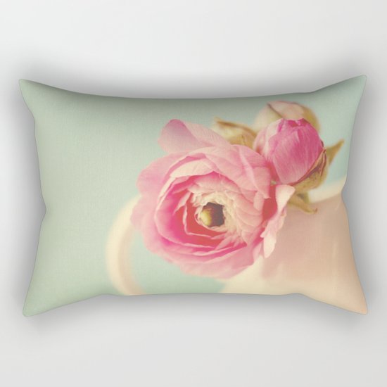pretty in pink Rectangular Pillow