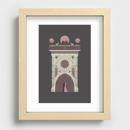 Union of Hades and Persephone - Pink Recessed Framed Print