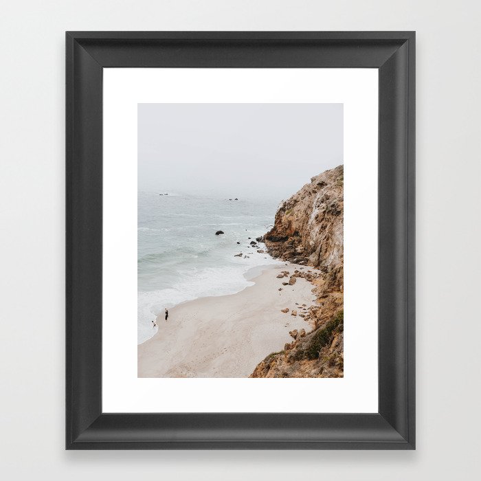 malibu coast / california Gerahmter Kunstdruck | Fotografie, Digital, Farbe, Travel, Landscape, Vintage, Liebe, Natur, Abenteuer, Fernweh