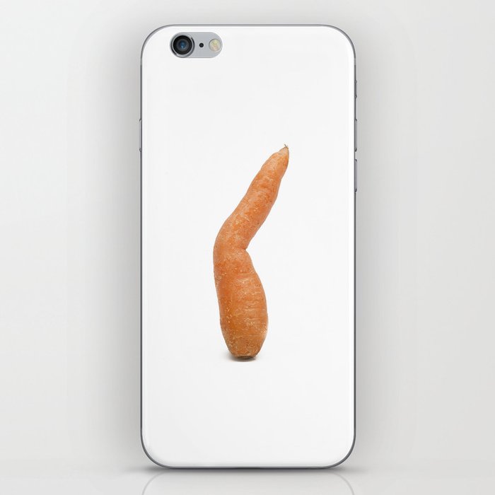 ugly fruits - crooked carrot iPhone Skin