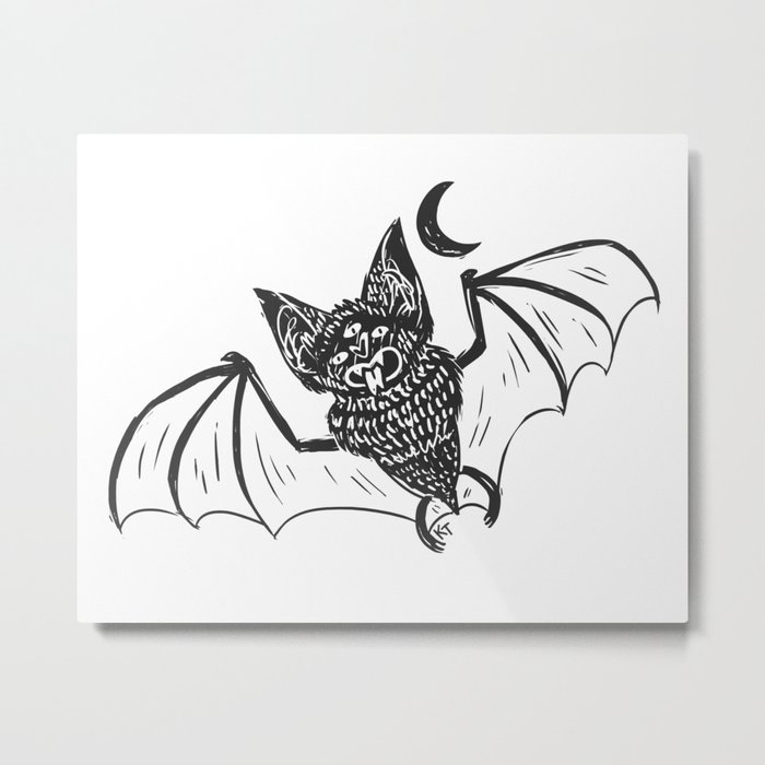 The Bat Metal Print
