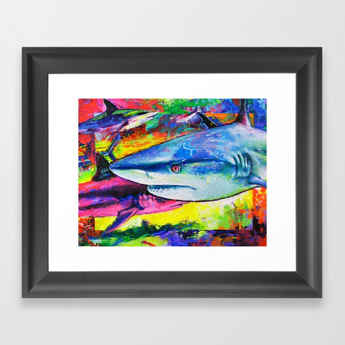Shark Colors Framed Art Print By Chipwhitehouse Society6 - Framed Shark Pictures Shark Colors Framed Art Print By Chipwhitehouse Society6 - Framed Shark Pictures