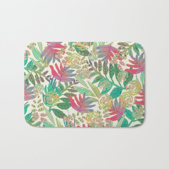 Jungle vector illustration Bath Mat