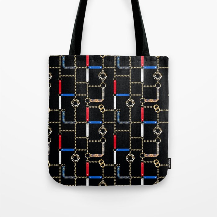 black bag with gold chain strap