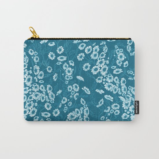 Daisy Dream Blue Carry-All Pouch