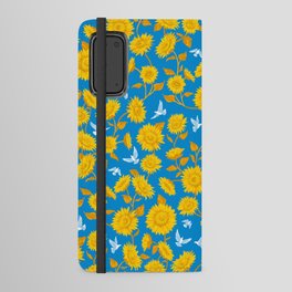 Sunflowers floral. For Ukraine. Android Wallet Case
