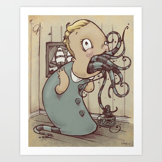 The Monitor and the Merimack Art Print