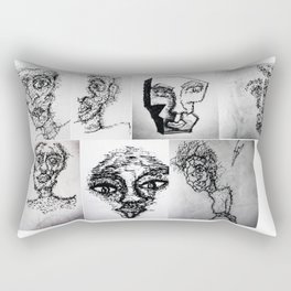 Scratch Your Figures Rectangular Pillow