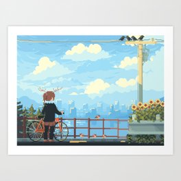 hey there Art Print