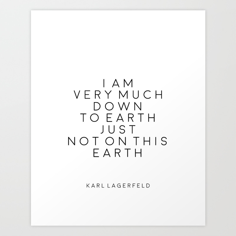 karl lagerfeld quotes black and white