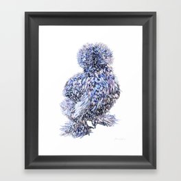 Silkie Chicken - Sophy Framed Art Print