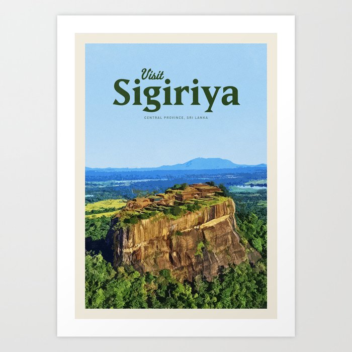 Visit Sigiriya Art Print