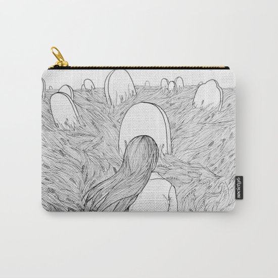 Goodbye Line Version Carry-All Pouch