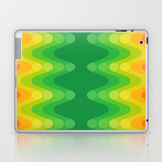 Sonic Wave Pattern 232 Laptop & iPad Skin