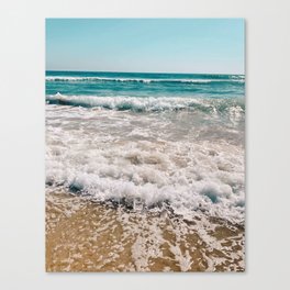 Ocean Waves At San Onofre Beach  Canvas Print