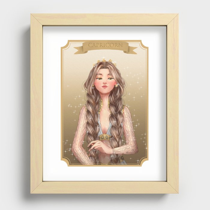 Capricorn Recessed Framed Print