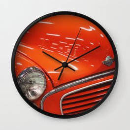 Vintage Red Van Wall Clock