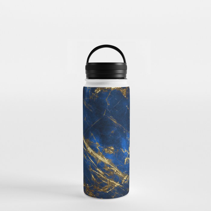 24 oz Marble Water Bottle Stainless Steel with Straw 4 Lids
