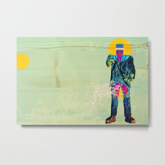 The Monster Metal Print