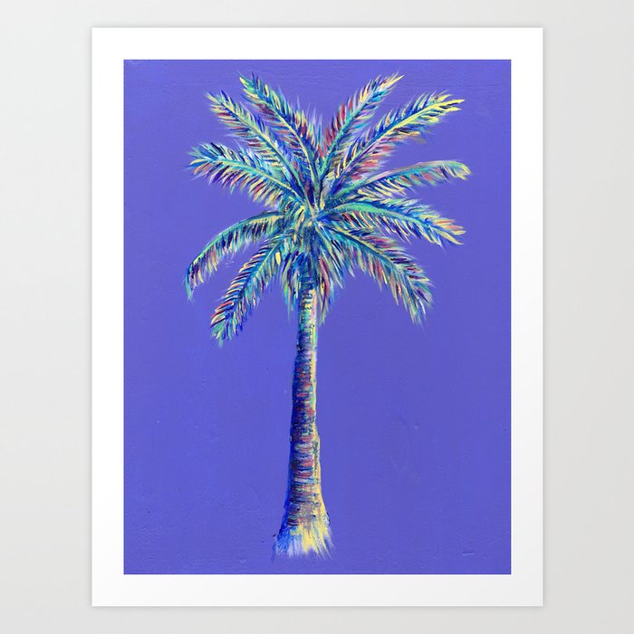 Palm Tree Painting Art Print By Mariamalqasim Society6