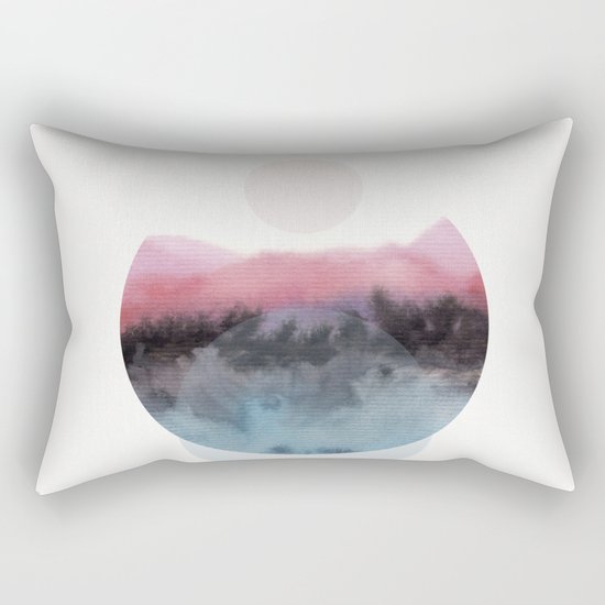 Watercolor S. 01 Rectangular Pillow