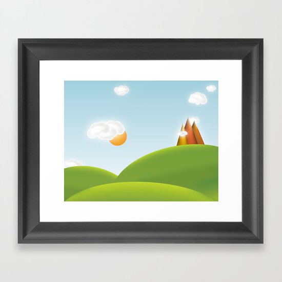 Countryside Framed Art Print