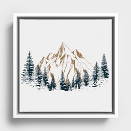 mountain # 4 Framed Canvas