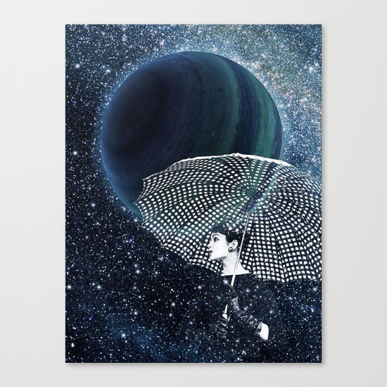 Sparkling stars Canvas Print