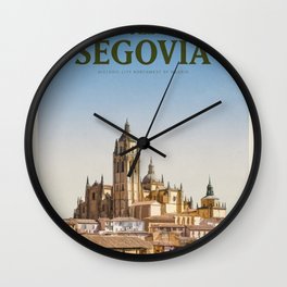 Visit Segovia Wall Clock