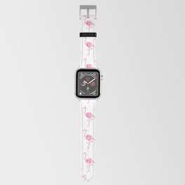 Pink Flamingo Pattern Apple Watch Band