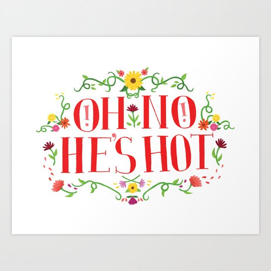 Oh No Art Print