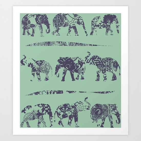 Elephant 2 Art Print